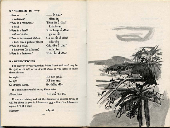 1966 "Vietnamese Phrase Book" Published by Holt, Rhinehart & Winston
