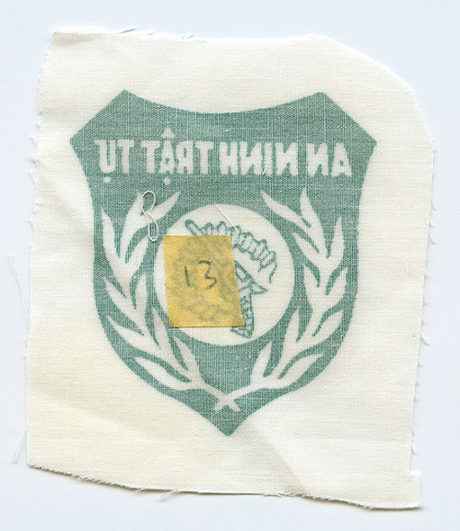 1960's ARVN (Army of the Republic of Viet Nam) Nationalist Field Police Unit Printed Patch