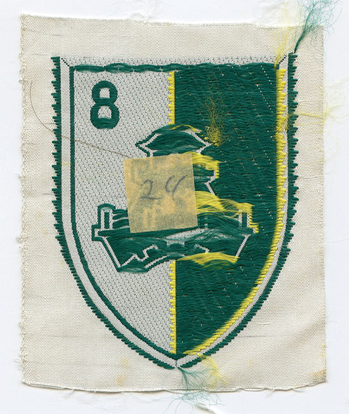 1960's ARVN 8th Engineering Battalion Bevo Weave Patch