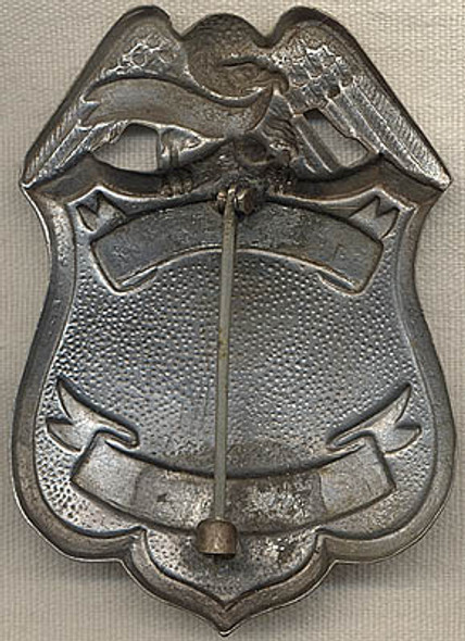 Old Circa 1900 West Haven, Connecticut Police Badge #87