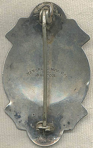 1880s Boston, Massachusetts Municipal Court Charlestown District Assistant Clerk Badge