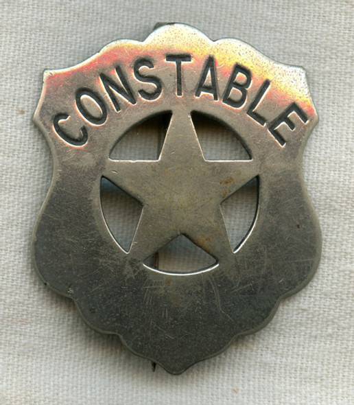 1920s 'Stock' Constable Cut-Out Star Shield Badge