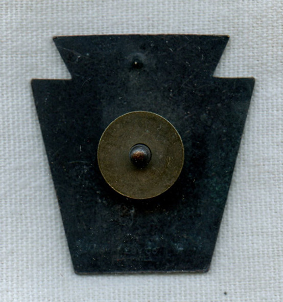 Ca 1937-43 Pennsylvania State Police Motor Police Hat Badge by Eby