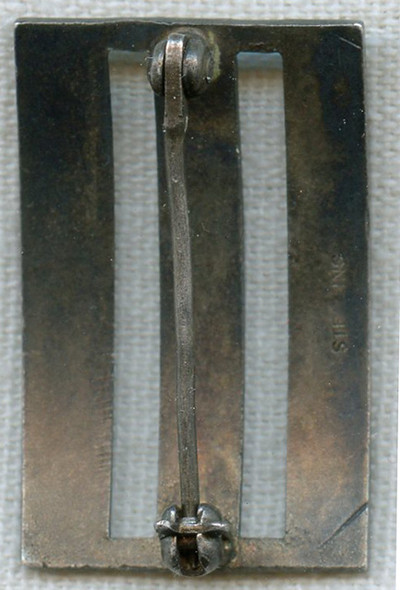 Rare Sterling WWII Civilian ATC Captain's Rank Insignia High Convex