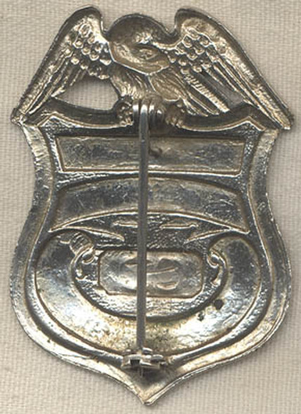 1930s-1940s Fort Knox, Kentucky Game Warden Badge #17