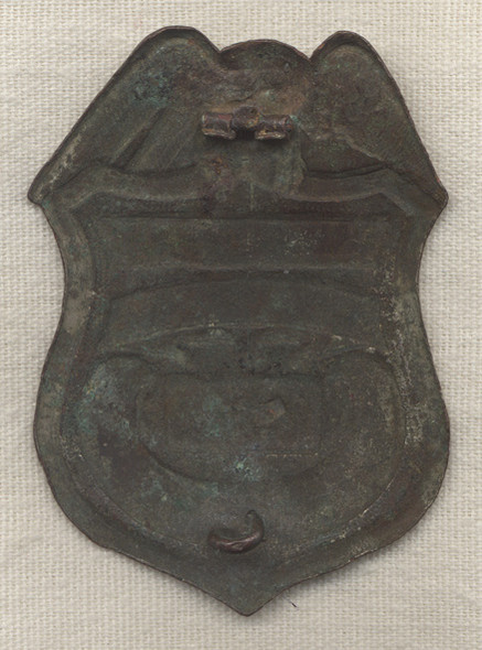 1870s San Francisco, California Detective Bureau Shield (Excavated)