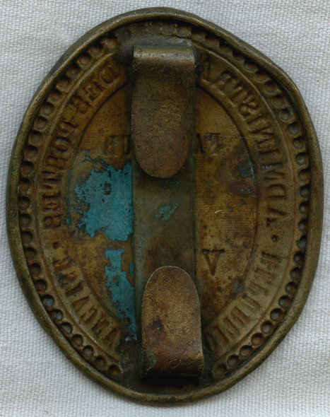 BEING IDed 1848-52 French Postal Badge/Administration des Postes Facteur de Ville NOT SOLD TIL IDed