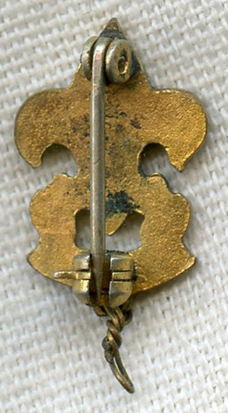 Rare 1930s Boy Scouts of America (BSA) Executive Enameled Lapel Pin