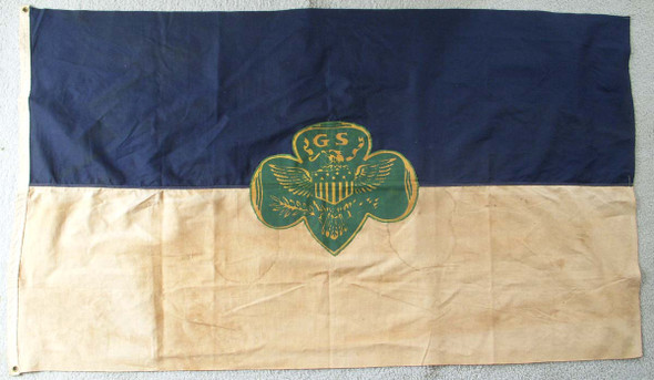 Scarce 1940s Girl Scout Troop Flag