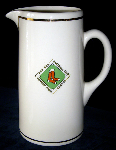 1950s Boston Red Sox Baseball Club Water/Beer Pitcher by Balfour Ceramic
