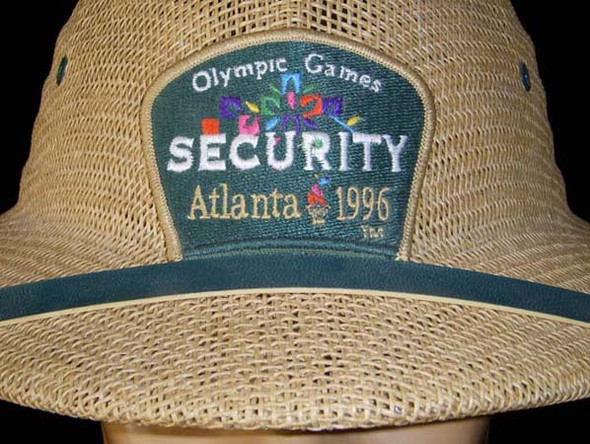 Rare 1996 Summer Olympics Security Officer Sun Helmet