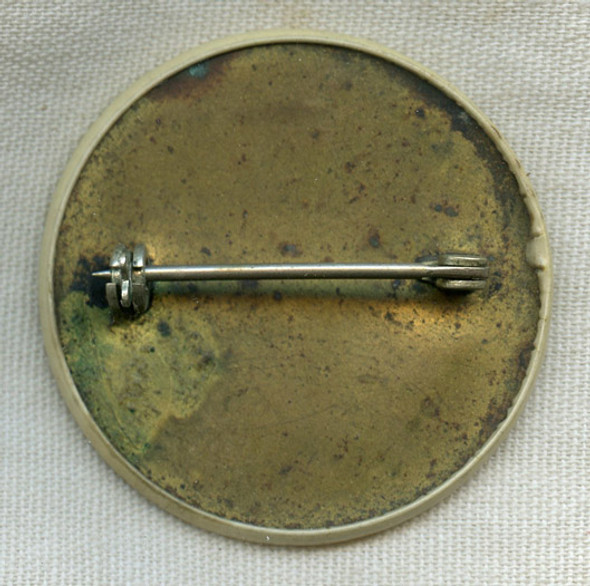 Rare Late Vintage 1920s Sunnycrest Links (Syracuse, New York) Celluloid Caddie Badge #12