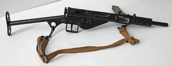 Very Cool Vintage 1960's Miniature British MKII STEN Submachine Gun Cap Gun by MAM Uniwerk of Italy