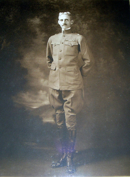 Autographed & Dedicated 1917 Photo of Brig. Gen. Evan M. Johnson, CO 77th Inf Div.