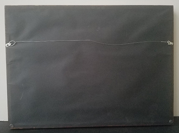 Beautiful Framed Arts & Crafts Period Embroidery w/ Floral Pattern & Song Verse