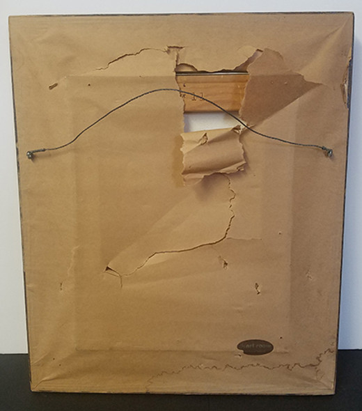 Wonderful 1960's-70's "Creepy Doll" Painting by K. Korboy