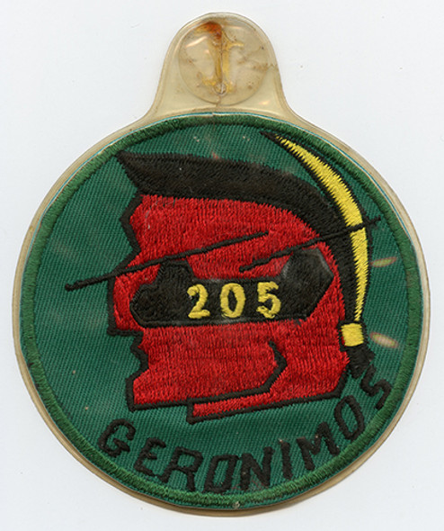 Rare Ca 1968 US Army Aviation 205th ASHC Asian Made Pocket Hanger
