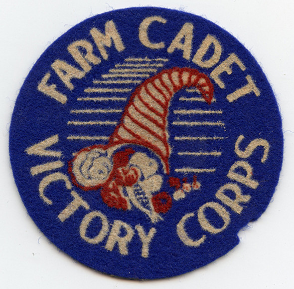 Rare WWII Home Front Farm Cadet Victory Corps Shoulder Patch