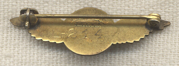 Numbered WWI US Aircraft Service Enameled Pin