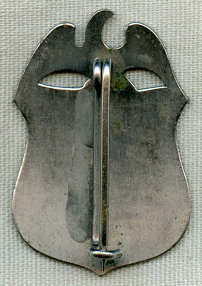 Scarce 1900 US Census Enumerator Badge in Minty Condition