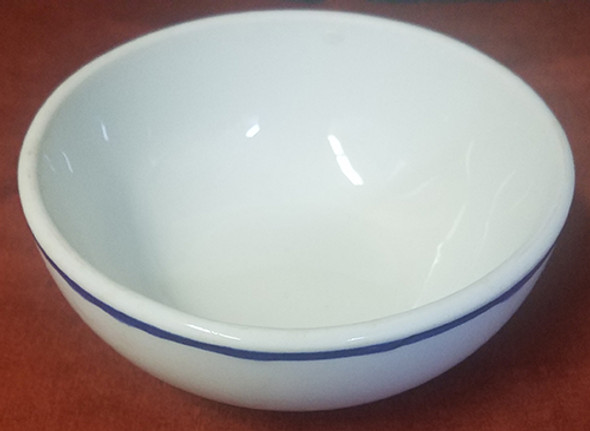 Ca 1951 Ecuadorian Navy Salad Bowl in Heavy Porcelain by Warwick China