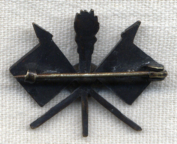 Early WWI US Air Service (USAS) Signal Corps Officer Collar Insignia