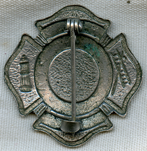 1910's-20's Garden Lake Fire Co. 1 Badge from New Jersey