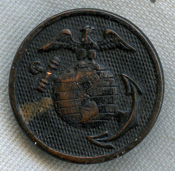 Rare WWI USMC Enlisted Man Right Collar Disc. Latitude Only Type
