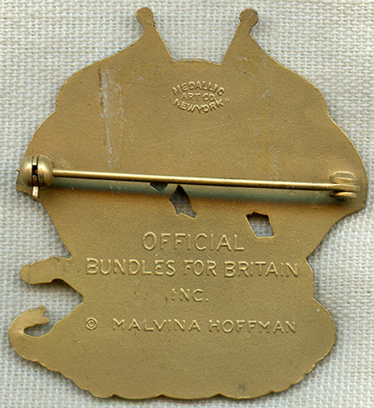Stunninly Beautiful Early WWII Bundles for Britain Badge