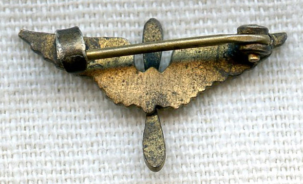 1920s US Air Corps (USAC) Officer's Overseas Cap Insignia