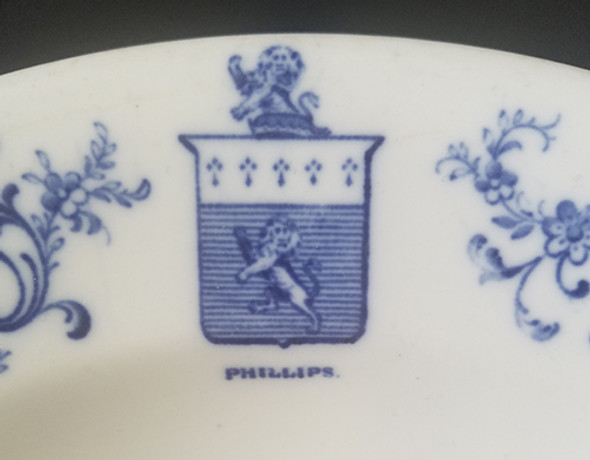 Nice Early 1900s Phillips Exeter Academy Soup Bowl by Cauldon Hotel China