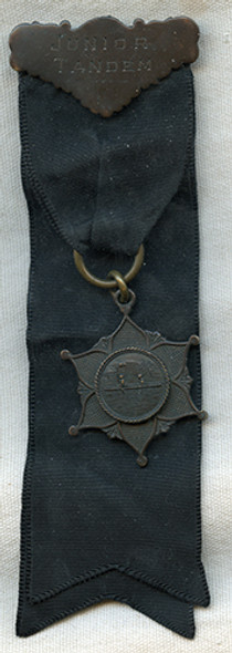 Beautiful Bronze 1909 2nd Prize Junior Tandem Medal from Sprint Canoe Club.