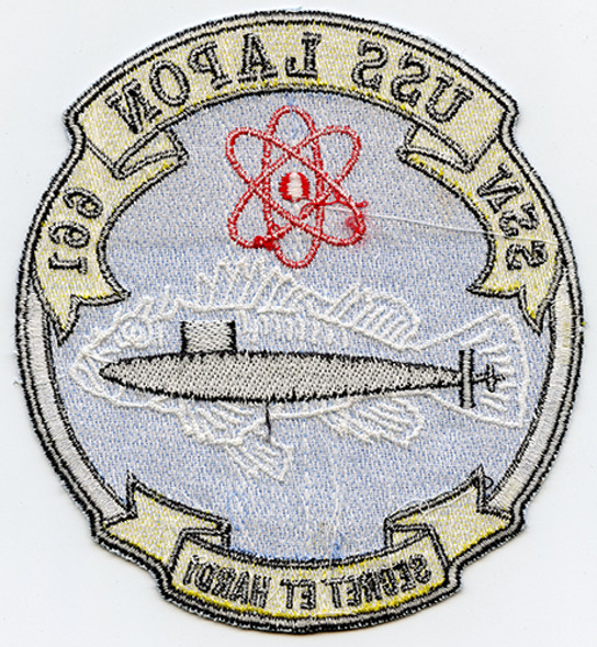 USN Sub Patch for USS Lapon (SSN-661)