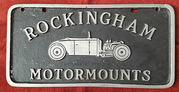 Great 1950's Rockingham (County, NH) Motormounts Car Club Aluminum Auto Plate