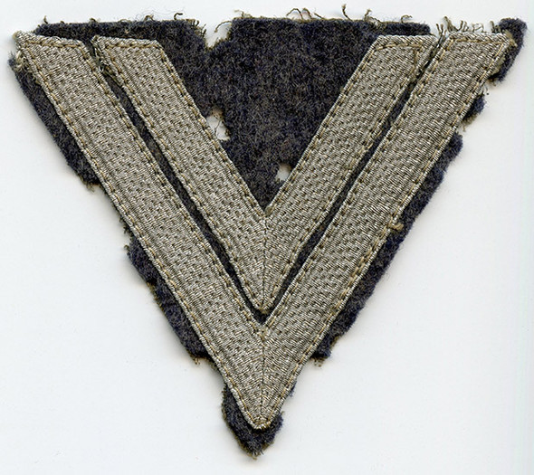 WWII Luftwaffe Obergefreiter Sleeve Rank in Salty Condition