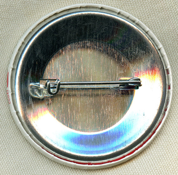 Great Vintage 1970's or Early 1980's Large 'No Nukes' Celluloid Badge