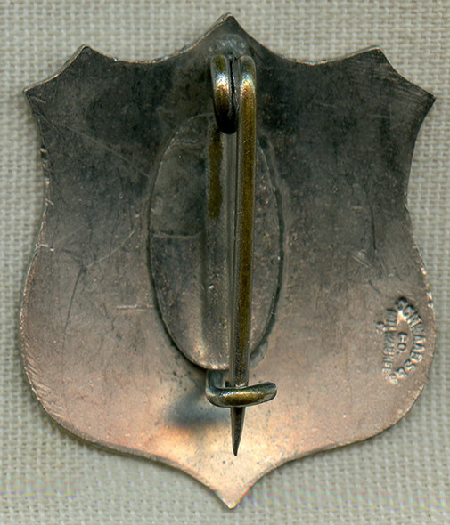 Nice Early 1900's - 1910's Sheboygan, Wisconsin Newsboy Badge #312 by Schwaab Stamp & Stationery Co.