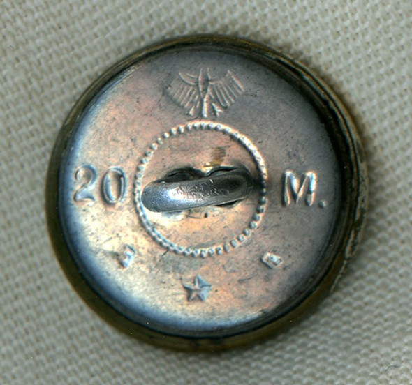 Mid-1930's Deutsche Zeppelin Reederie (DZR) Crew Member Uniform Button, Medium Size