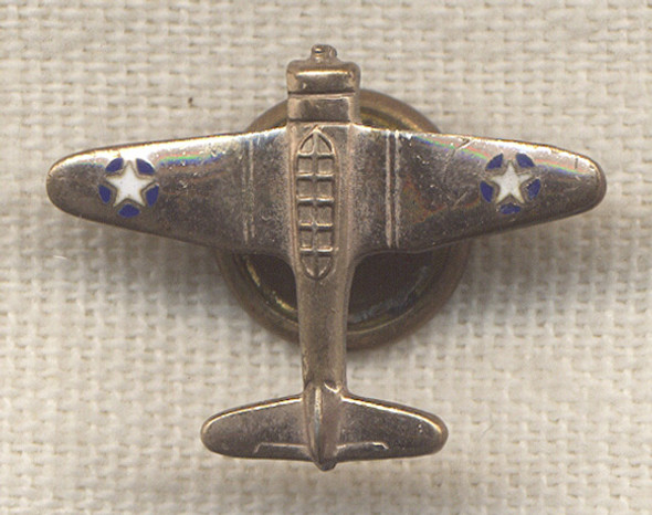 Circa 1942 USAAF Trainer Pilot Qualification Lapel Pin
