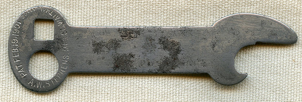 Nice 1900s Frank Jones Portsmouth Ales Bottle Opener Pre-Prohibition Patented 1901