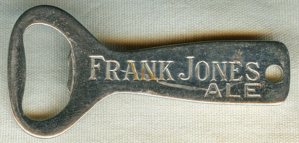 Nice 1930's Frank Jones Ale Bottle Opener from Portsmouth, New Hampshire