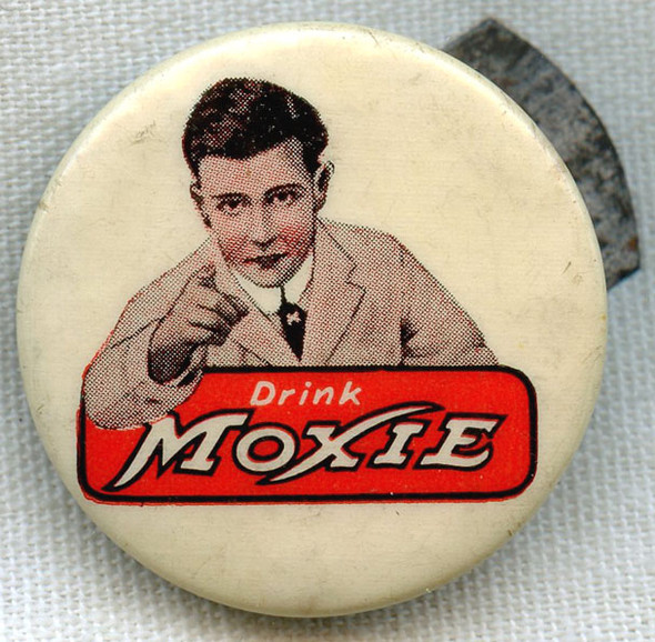 Wonderful Vintage Early 1900s Moxie Celluloid Clicker by Whitehead & Hoag