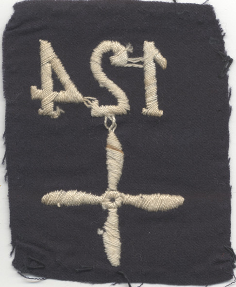 Scarce WWI USAS 124th Aero Squadron Enlisted Man Shoulder Patch