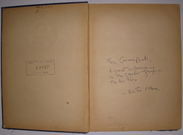 Rare WWII USAAF 306th Bomb Group, 8th AF Unit History "First Over Germany" Inscribed by Au