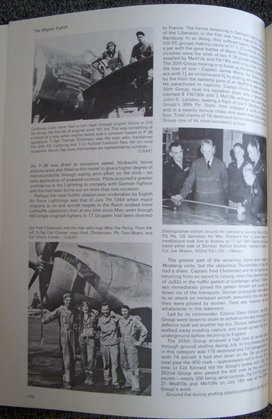 1993 Reprint of "The Mighty Eighth" US 8th Air Force WWII Unit History by Roger A. Freeman