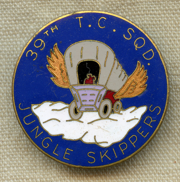 Rare WWII USAAF 39th Troop Carrier Squadron, 317th Troop Carrier Group, 5th AF DI