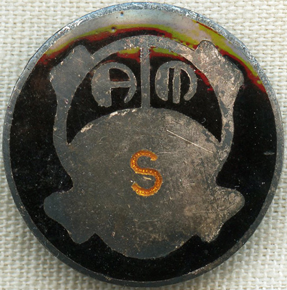 Ext. Rare WWII 1st Air Transport Squadron (Mobile) CBI-Made DI or Squadron Badge