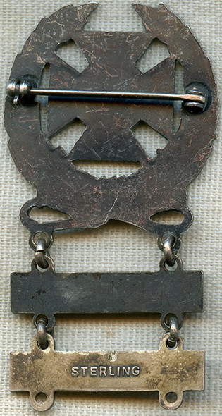 Pre-Early WWII USAAF (Air Corps) Marksman Badge with Scarce Aerial Gunner Bar