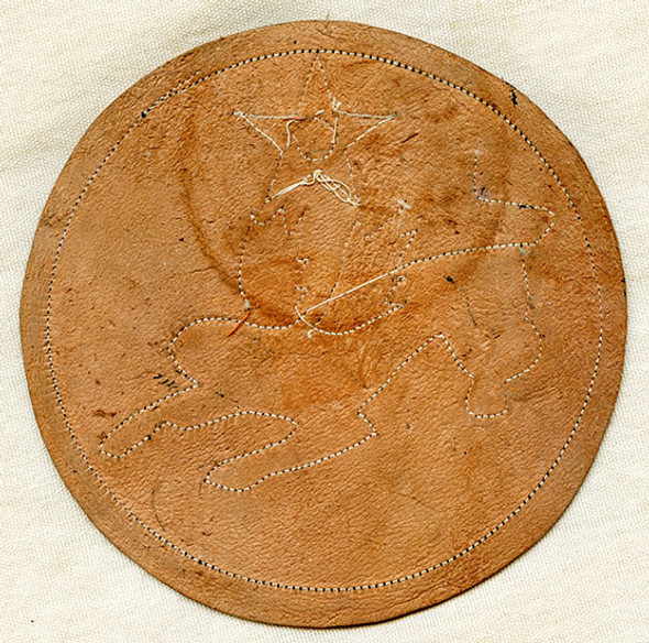 Iconic, Late '42 - Early '43 USAAF CATF China Air Task Force Large Leather Patch