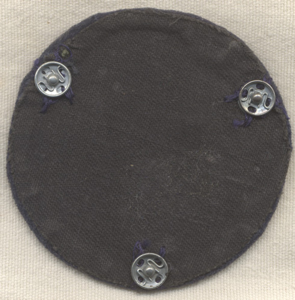 Beautiful CBI-Made USAAF 10th Air Force Bullion Shoulder Patch with Snaps